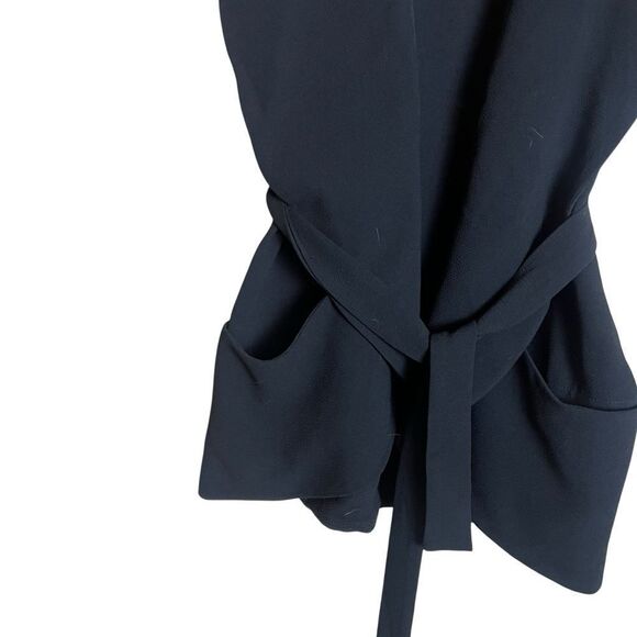 Matteson black tie waist vest. Size small - Picture 5 of 7